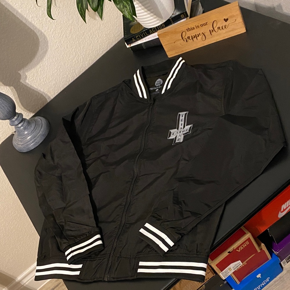 Black Bomber Jacket